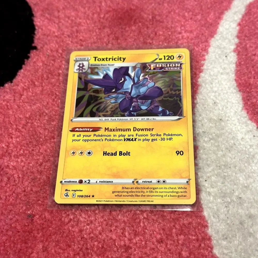 Toxtricity #108 – Pokémon Fusion Strike – As Pictured